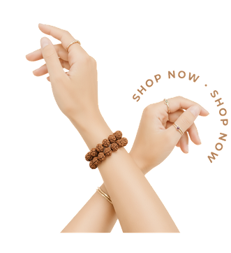 Hands with Rudraksha